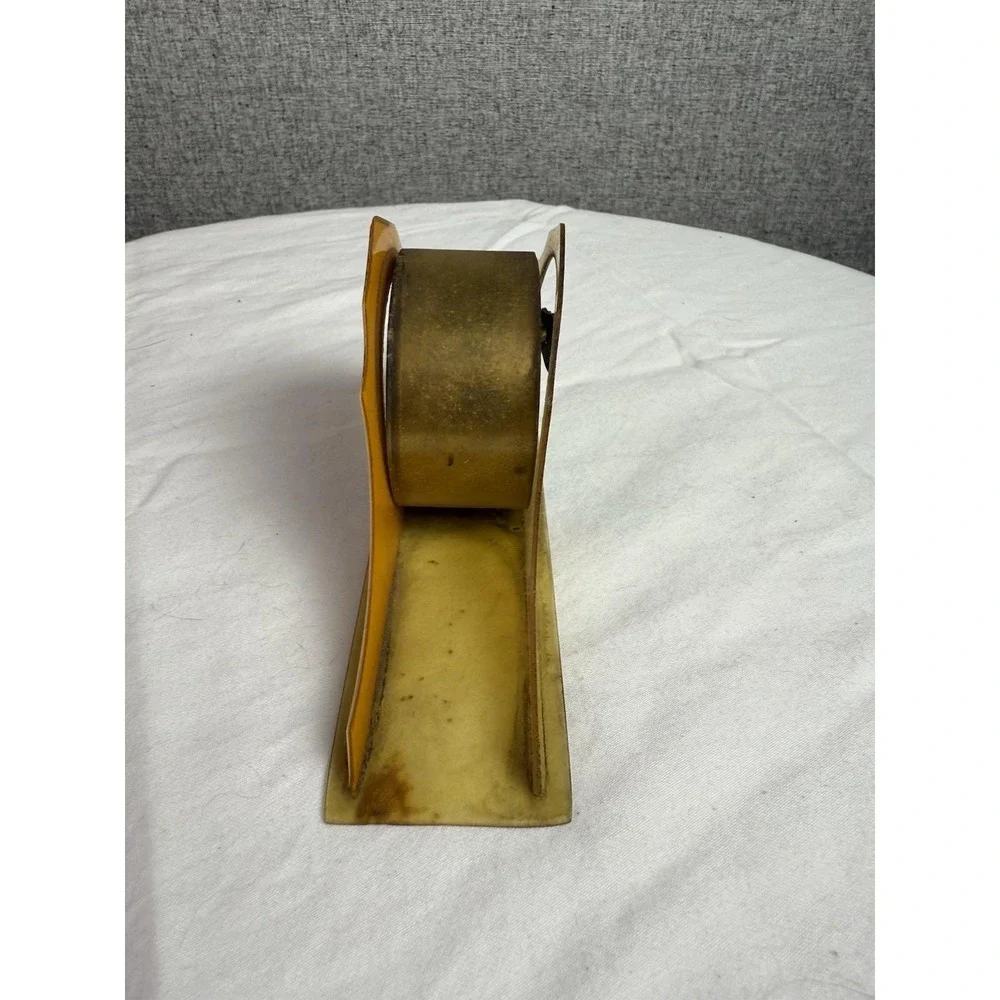 Antique New Haven Celluloid Art Deco Wind Up‎ Desk Clock Crescent Moon Jewels